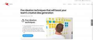 Screenshot of article 3 for ideation